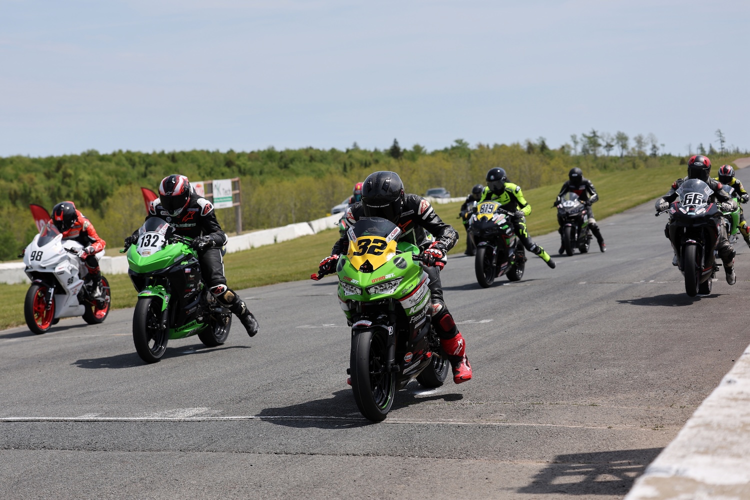 Canfield cruises to Lightweight Sportbike win Saturday at AMP